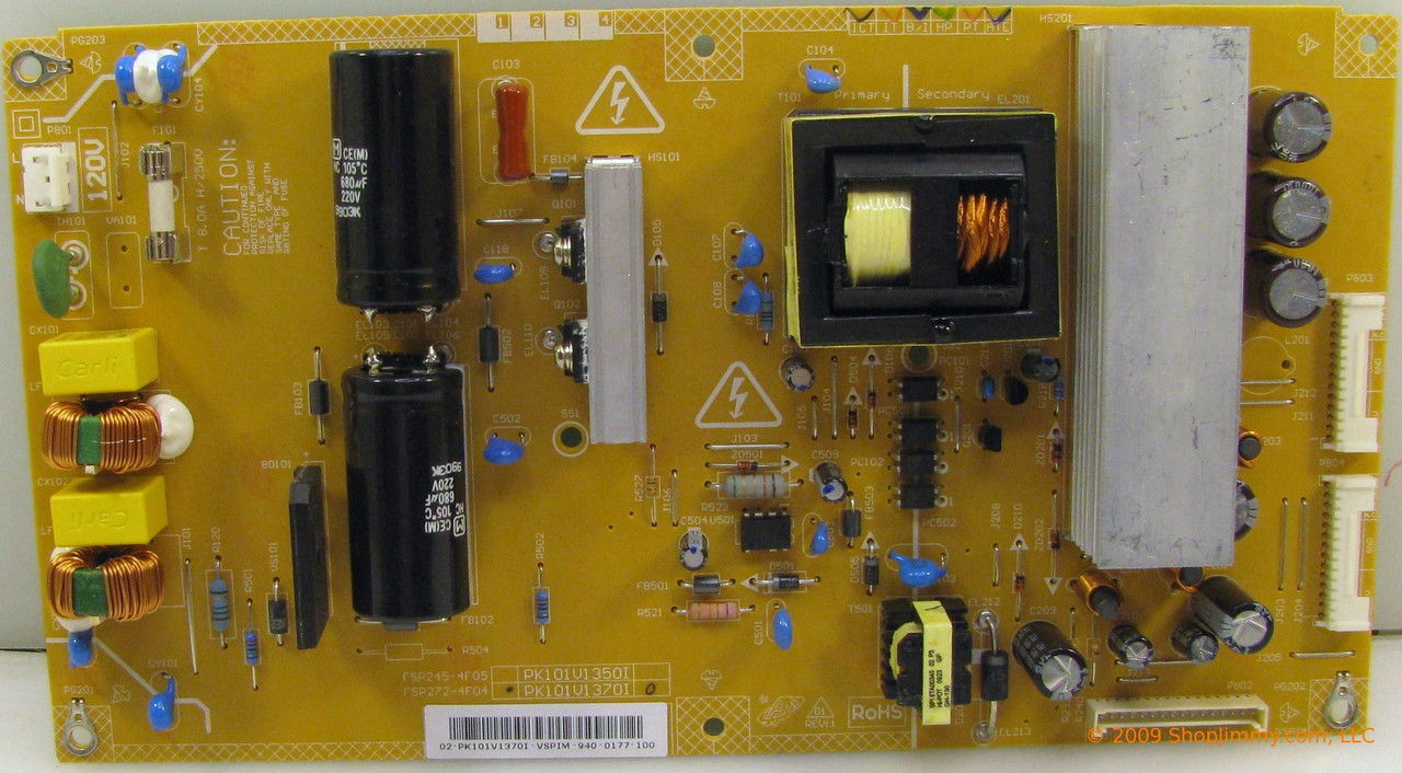 Toshiba PK101V1370I (FSP272-4F04) Power Supply for 46XV640UZ