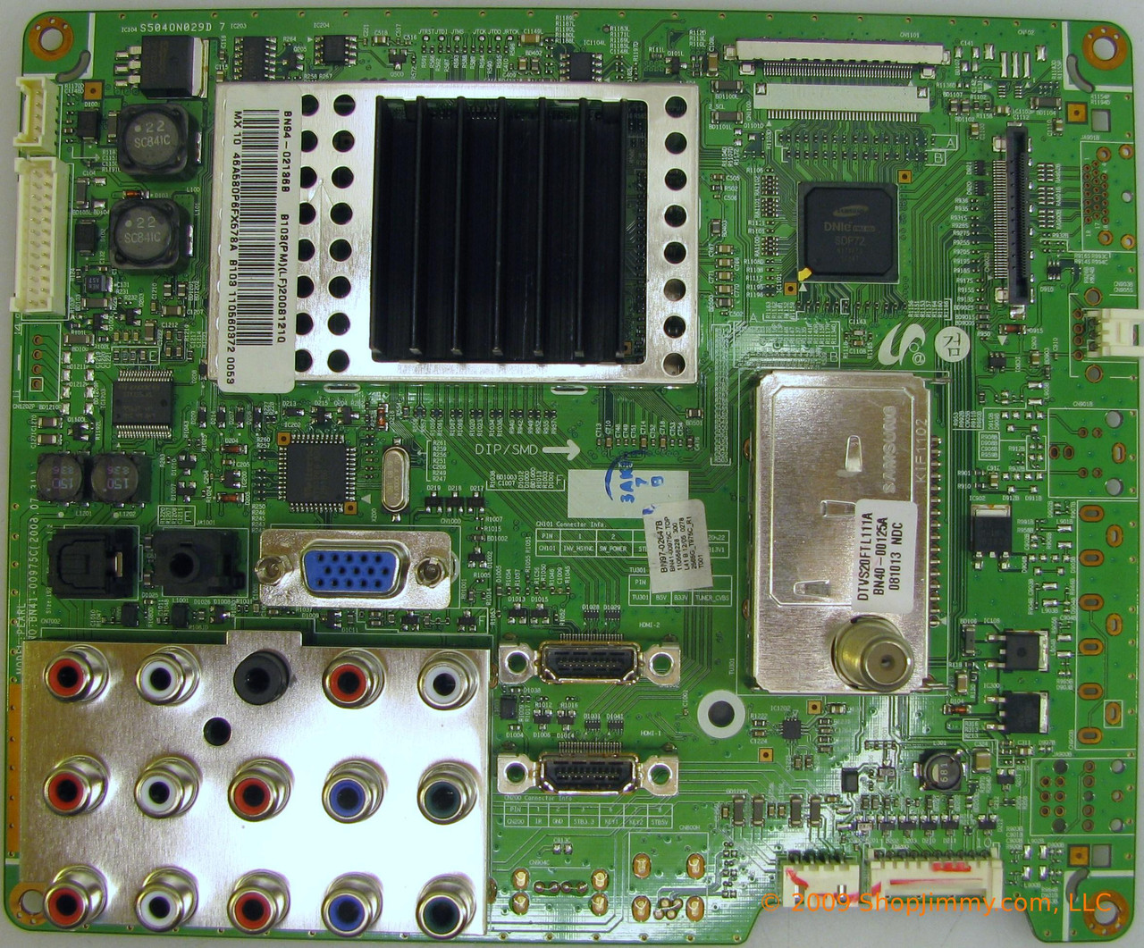 Samsung BN94-02136B Main Board for LN46A580P6FXZA