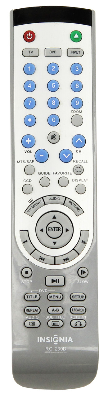 Insignia ES06195D (RC-260D) Remote Control