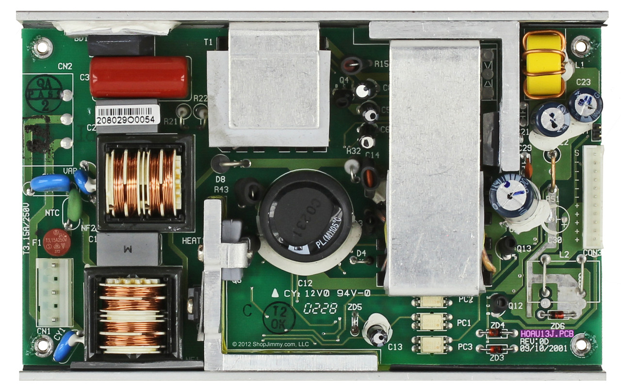 ViewSonic HOAU13J.PCB Power Supply for VP201M