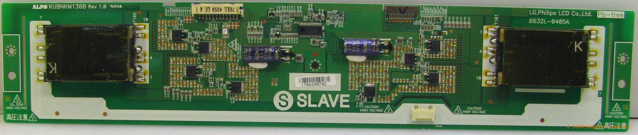 LG 6632L-0405A Backlight Inverter Slave
