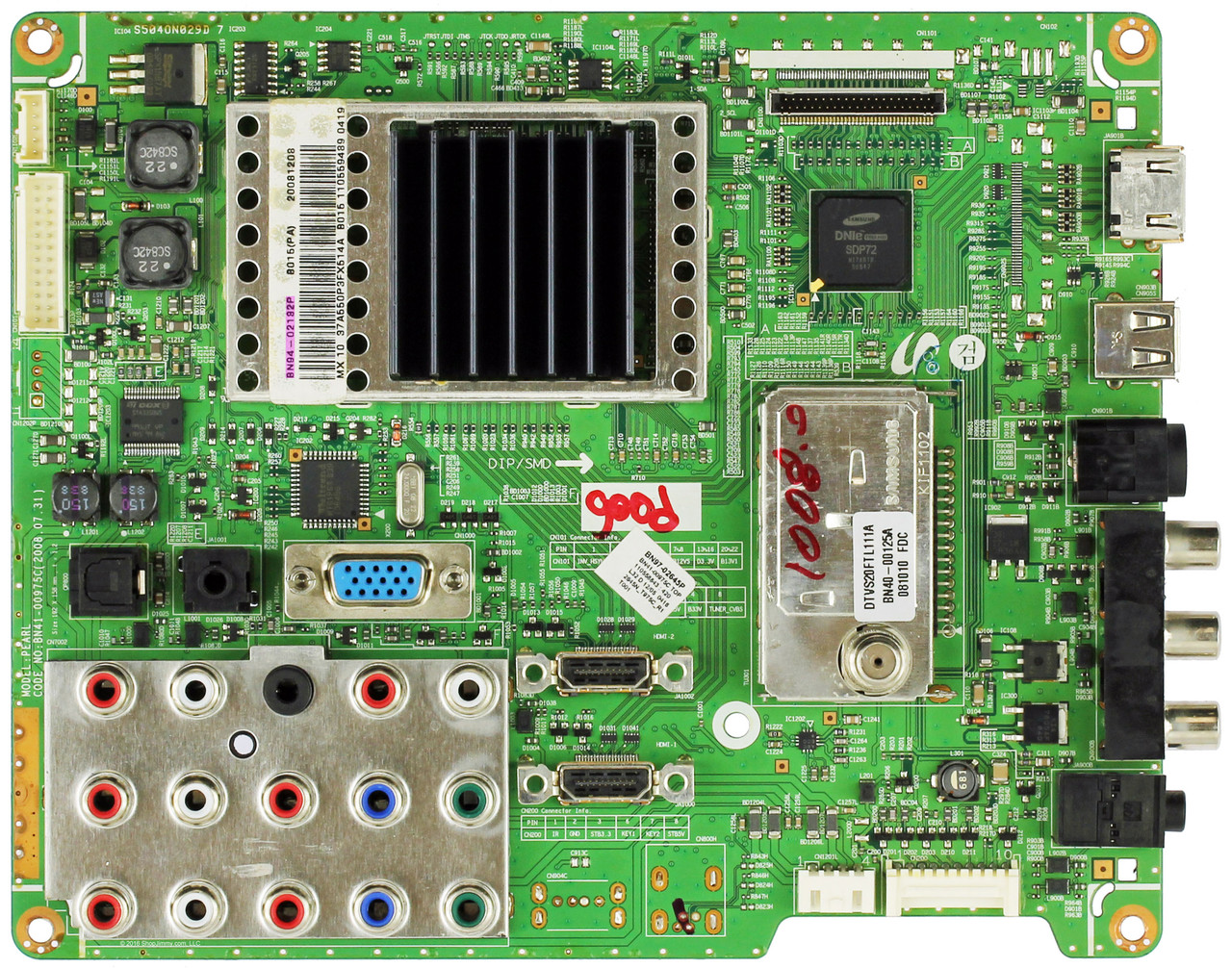 Samsung BN94-02132P Main Board for LN37A550P3FXZA