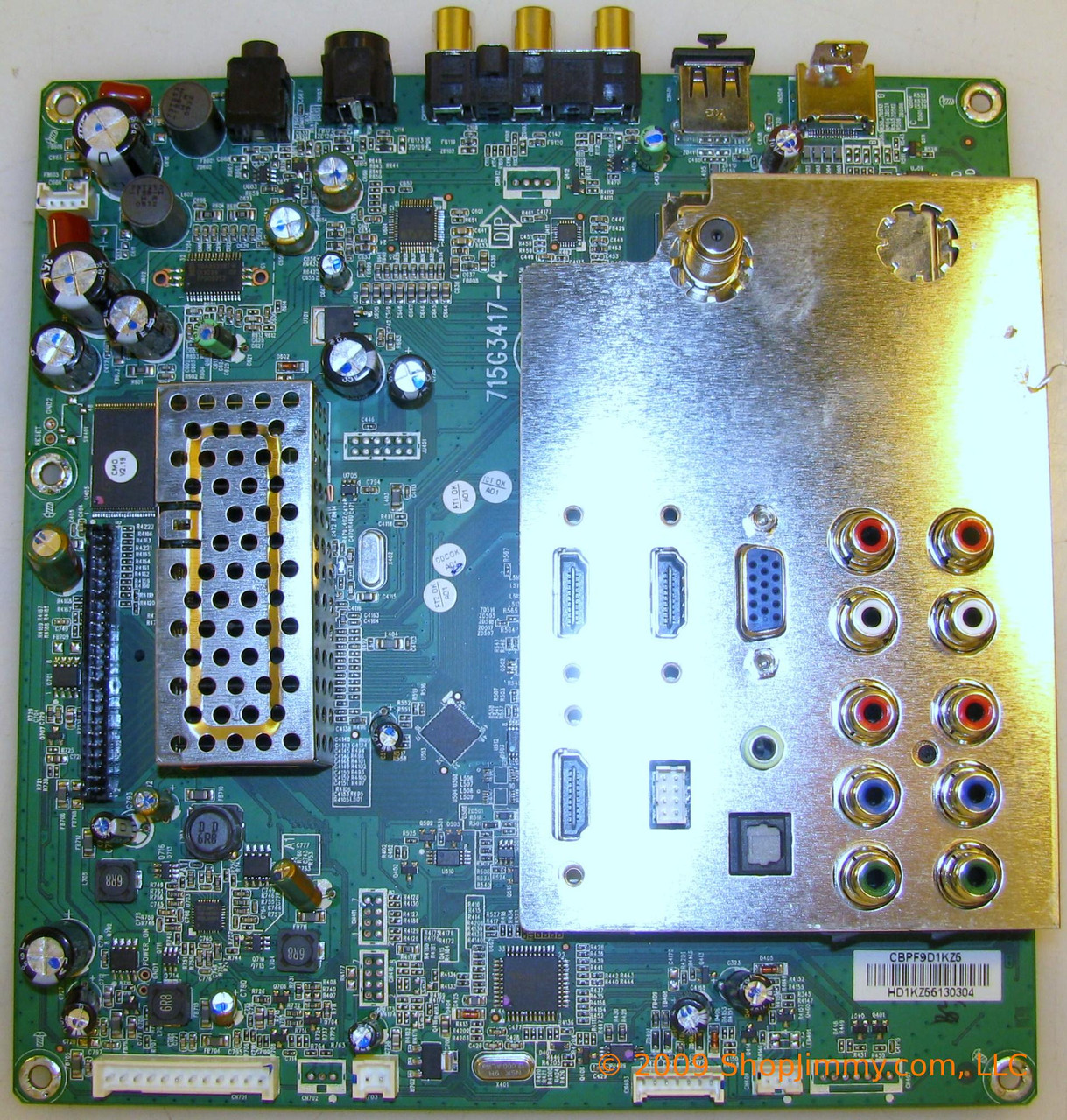 Vizio CBPF9D15Z5 (715G3417-4) Main Board for VA370M