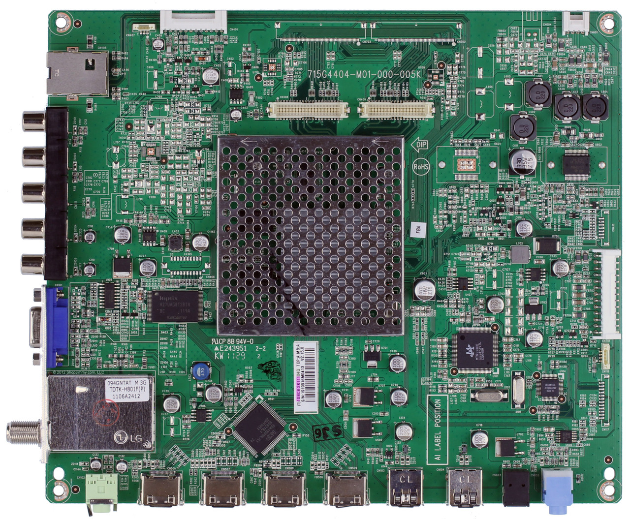 Vizio CBPFTXBCB2K111 Main Board for E551VA