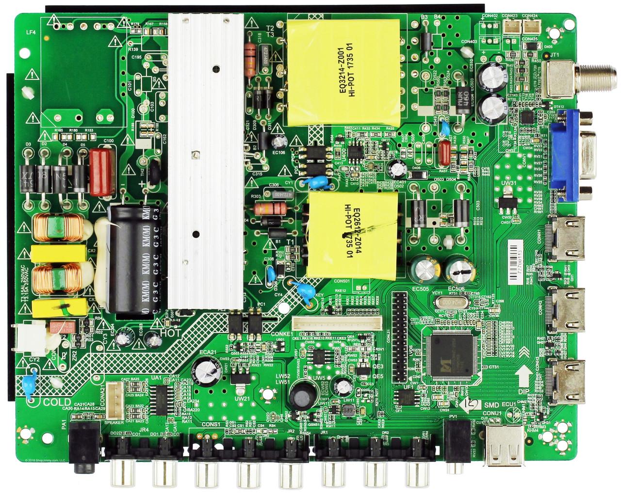 RCA Main Board/Power Supply for RLDED5078A-E (serial number A1707)
