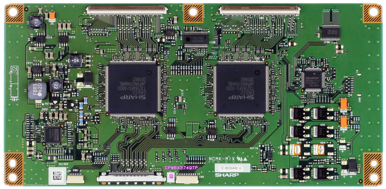 Sharp/Philips/Magnavox CPWBX3749TPZB T-Con Board