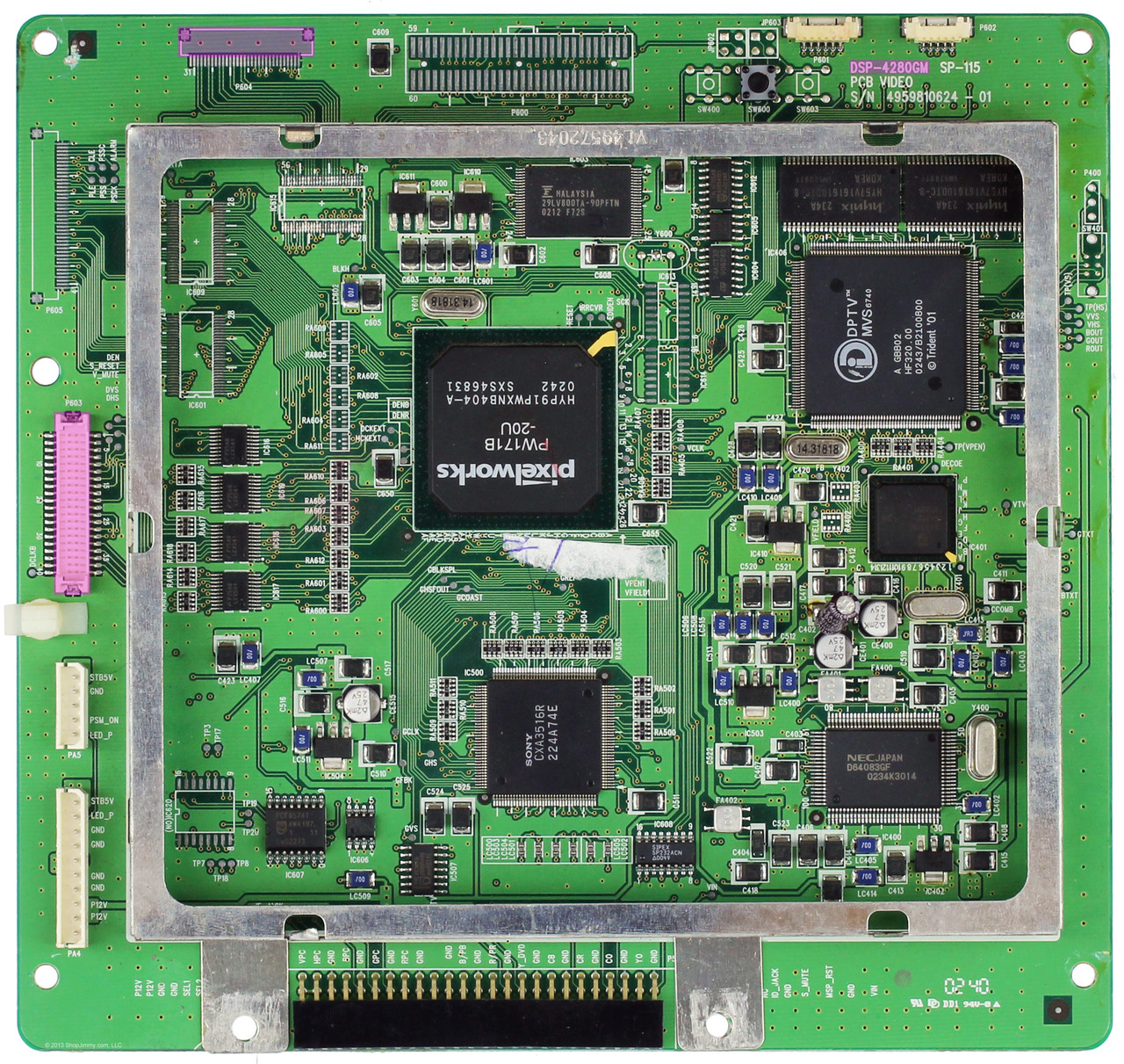 Daewoo PEVDMSD035 Video PC Board Version 1