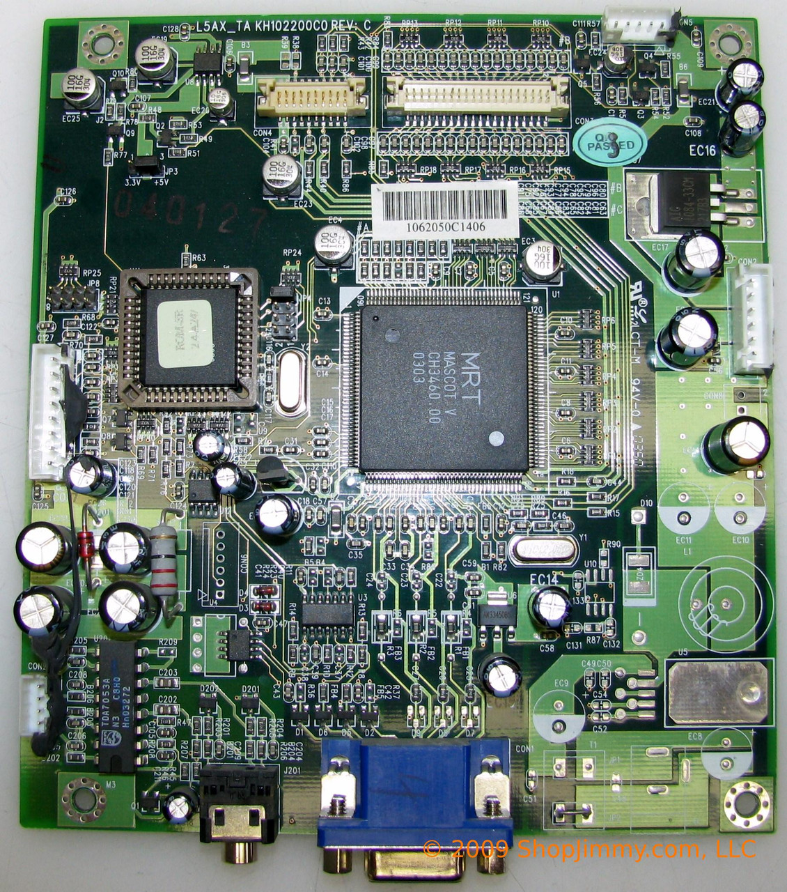 Princeton KH102200C0 (L5AX_TA) Main Board for LCD15-BLK