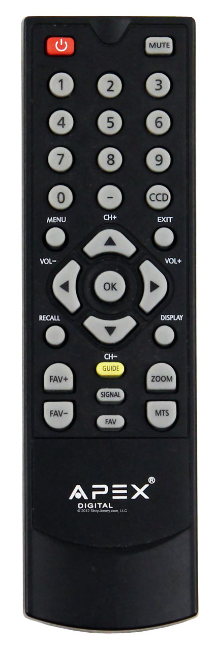 Apex DT250RM Remote Control