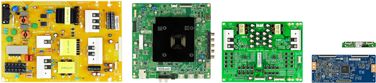 Vizio M50-E1 (LTMWVYAT Serial) Complete LED TV Repair Parts Kit