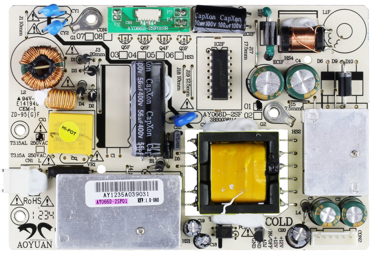 Sceptre AY066D-2SF01 (3BS0038114) Power Supply Unit