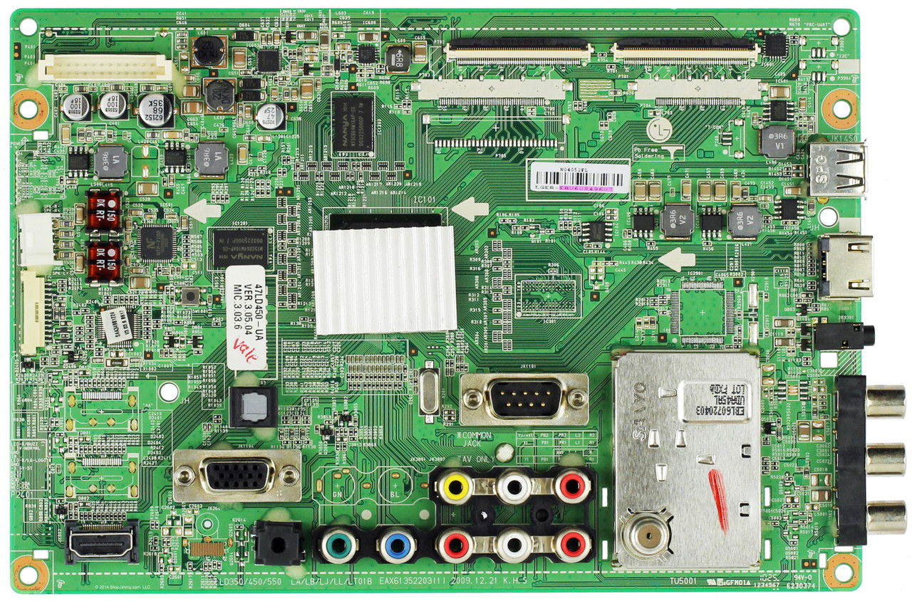 LG EBU60849607 (EAX61352203(1) Main Board 47LD450-UA.AUSWLFR 47LD451C-UA.AUSWLJR