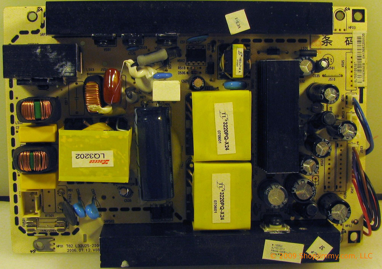 Audiovox 6LT0012010 Power Supply Board for FPE3206