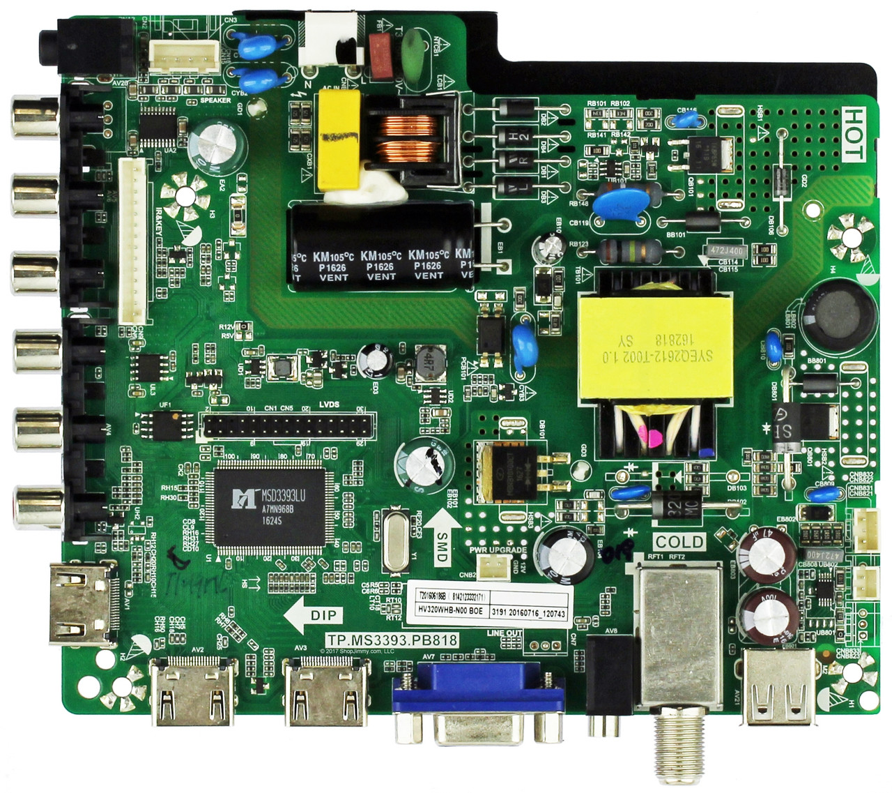 Proscan Main Board for PLDED3273A (A1607 Serial Number)