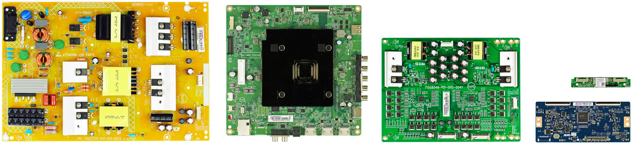 Viti Nere Per Televisione Viti Di Ricambio Per Supporto TV Vizio E50x-E1 - Set Di 4 Viti Nere, Compatibili! Set Viti TV Modello E50xE1