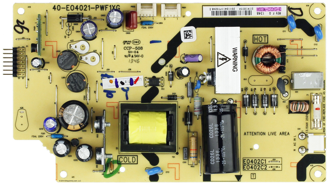 TCL 08-E0402C3-PW200AA Power Supply for LE40FHDE3010TDAA