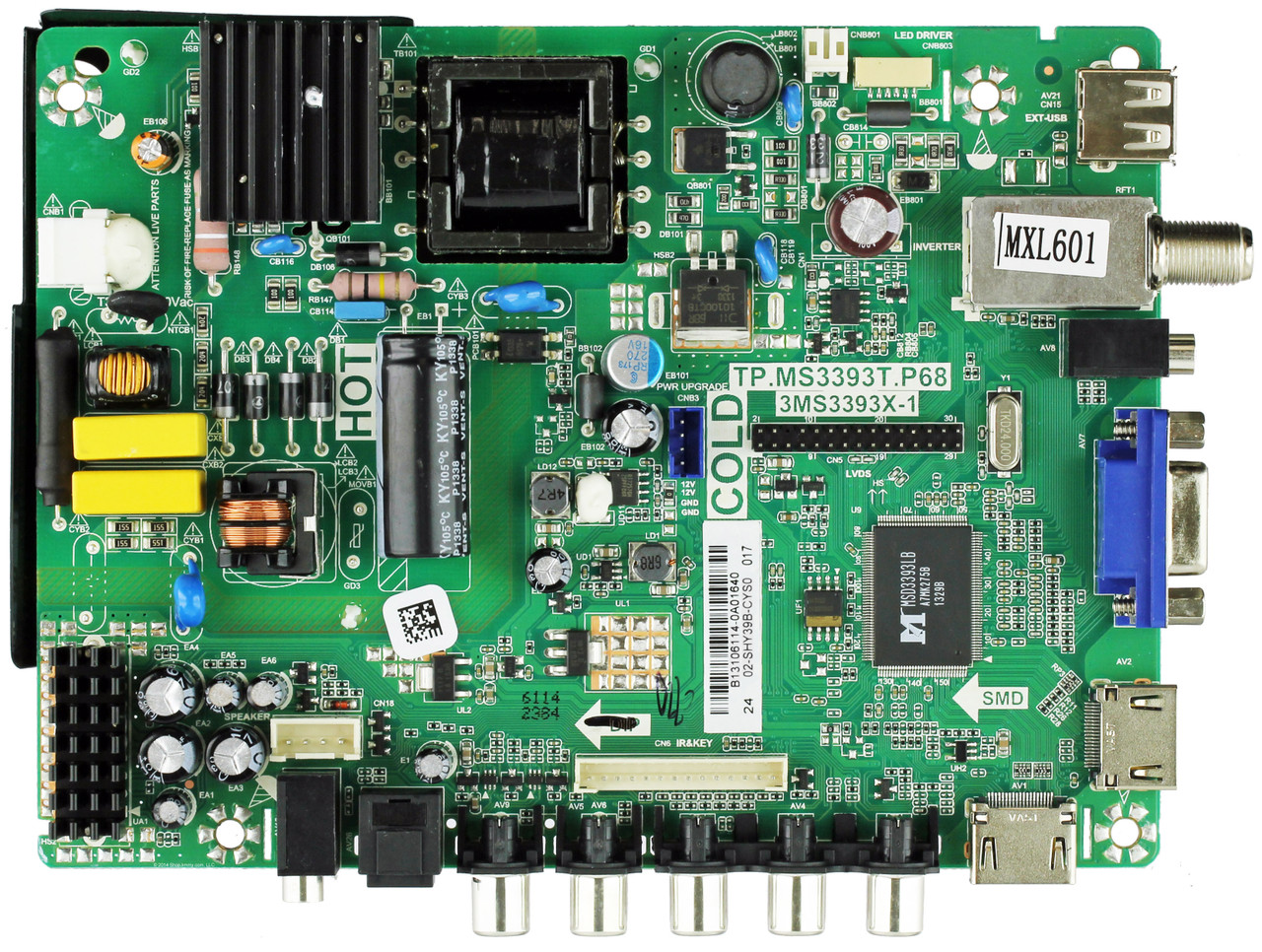 Sanyo P24E14-00 Main Board/Power Supply for DP24E14