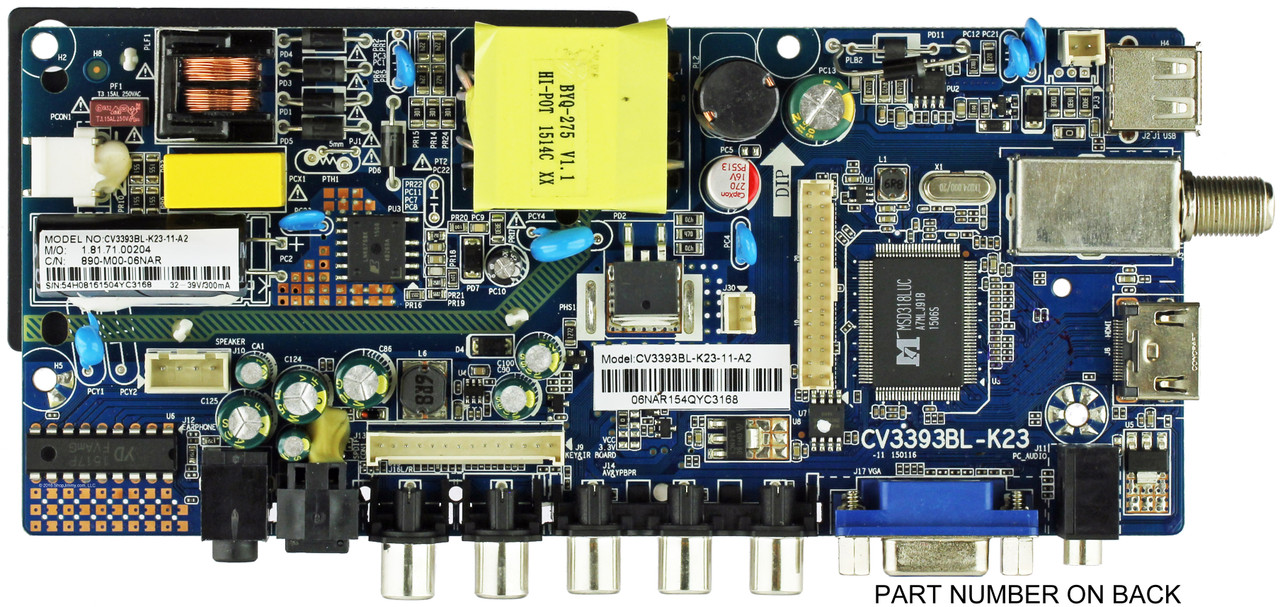 Element ZH15016 Main Board / Power Supply for ELEFW195 (E5D0M Serial-SEE NOTE)