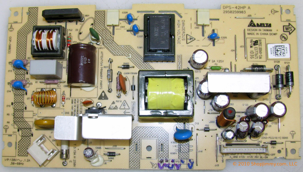 Sanyo 1LB4U20B03400 Power Supply / Backlight Inverter