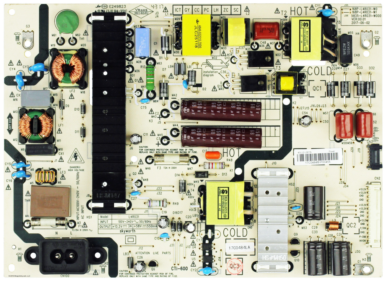 LG COV34446001 Power Supply/LED Driver Board