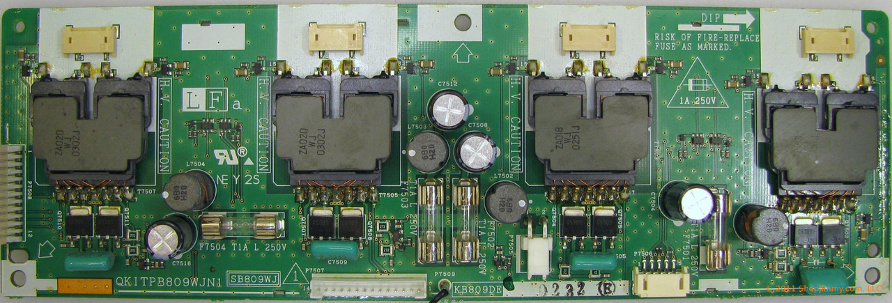 Sharp DUNTKB809DE02 (QKITPB809WJN1, SB809WJ) Backlight Inverter