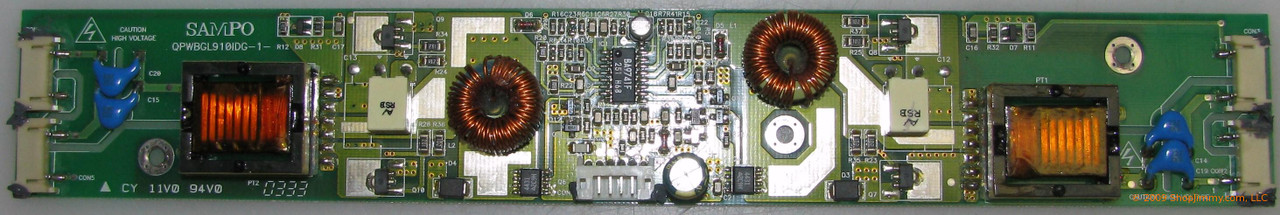Sampo ZINDL93020 (QPWBGL910IDG-1) Backlight Inverter