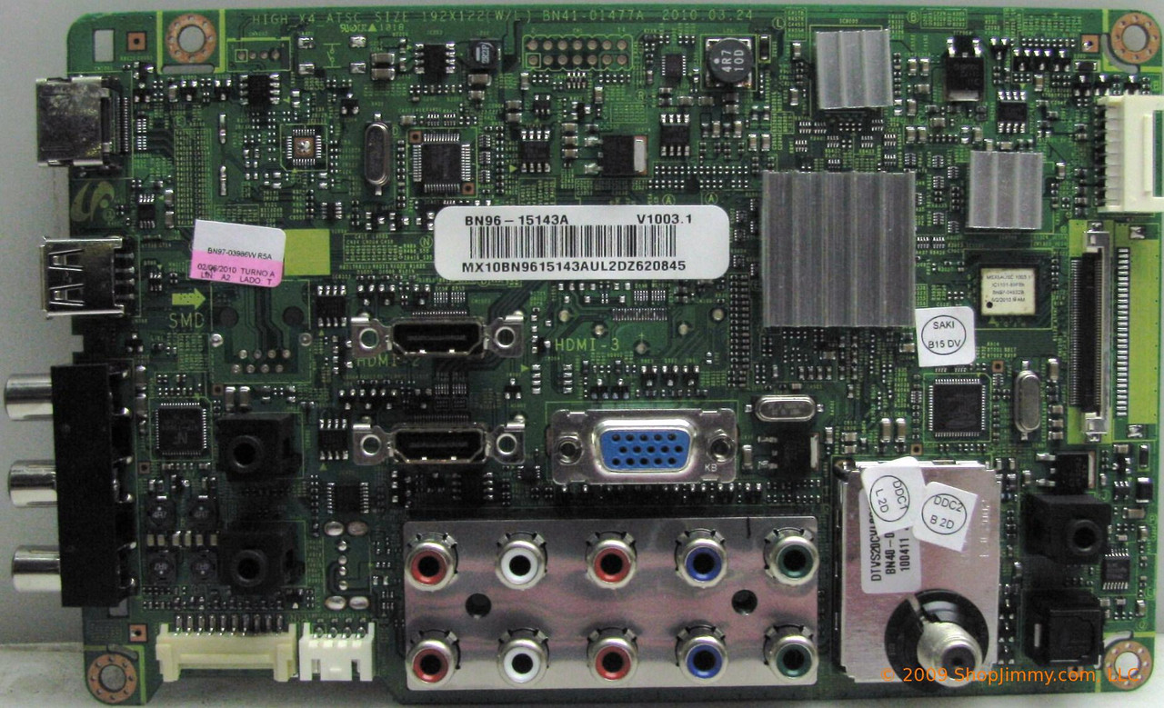 Samsung BN96-15143A Main Board for LN40C530F1FXZA