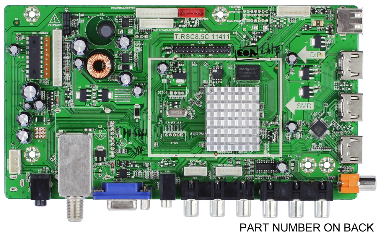RCA 1B2D1555 (T.RSC8.5C 11411) Main Board for LED22B45RQD