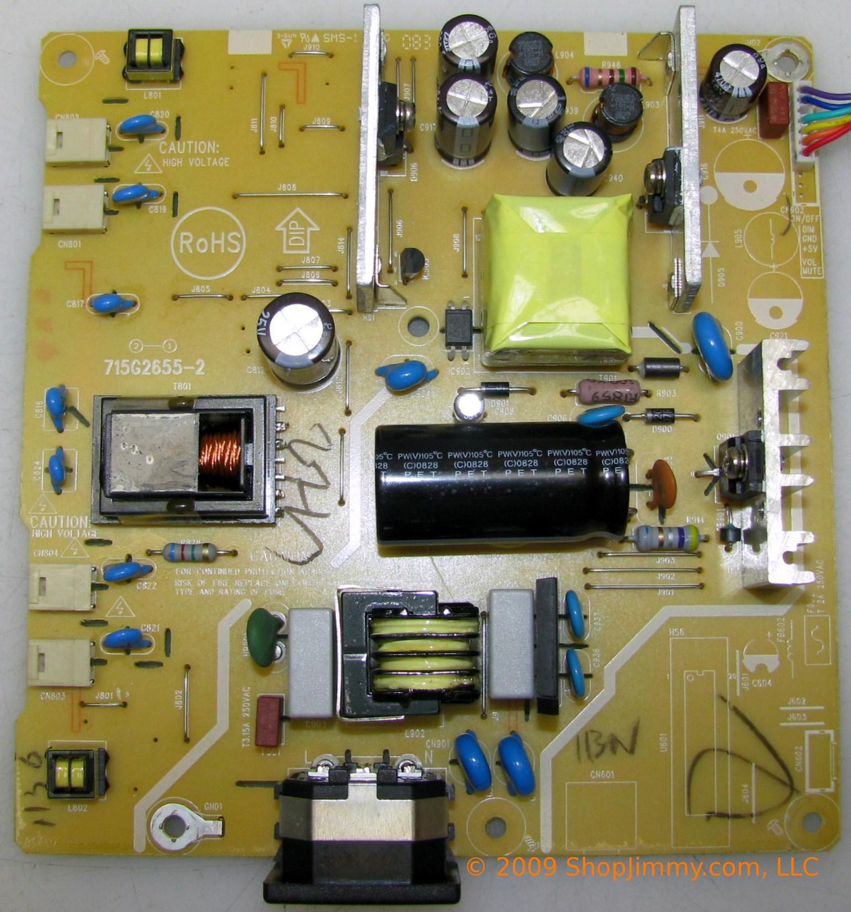 HP PWTV741GH1 ((W)741GH1, 715G2655-2) Power Supply for L1750