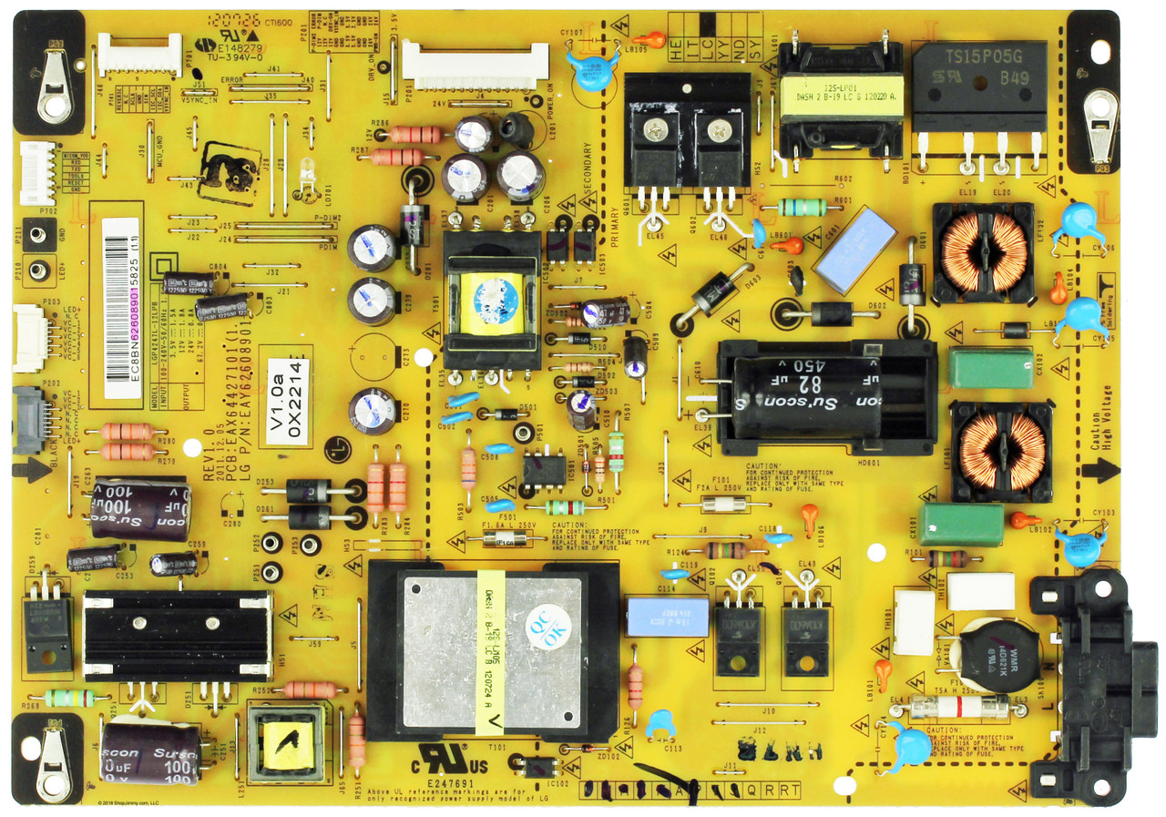 LG EAY62608901 (EAY62608901) Power Supply / LED Board