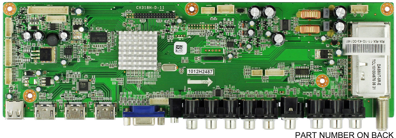 Auria 1012H2487 Main Board for EQ5588 PLD-55F1EQD