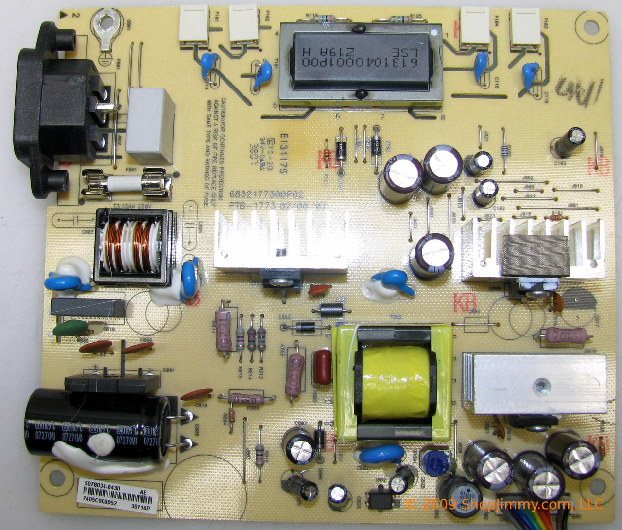 HP 5078034-6430 Power Supply / Backlight Inverter for W2007