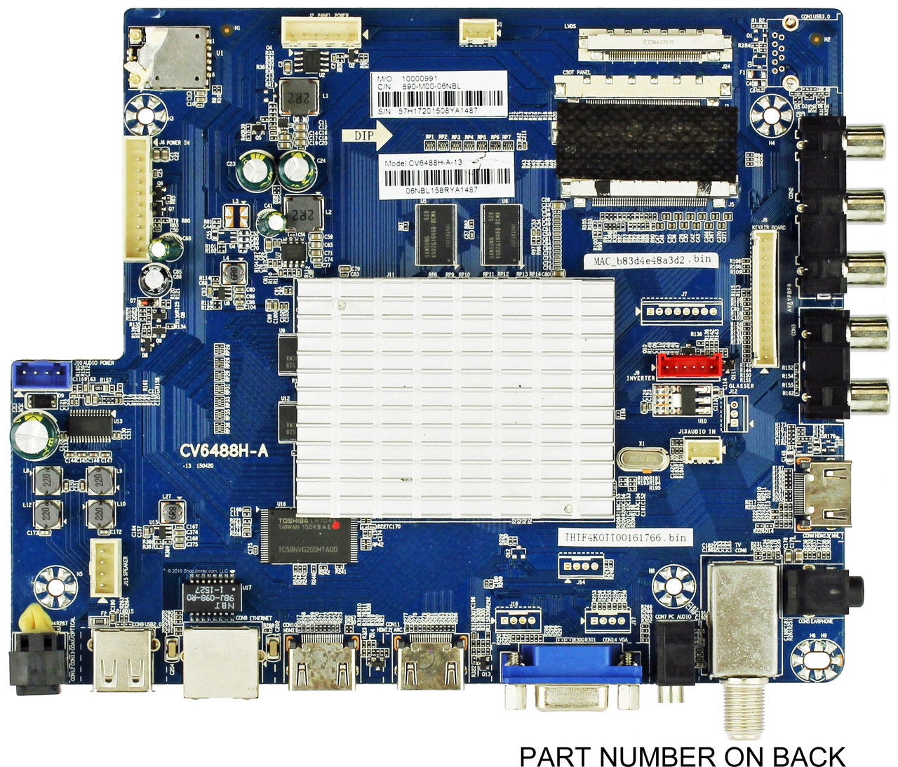 Element E17196-2-SY Main Board for E4SFT5517 (Serial P7ADM)