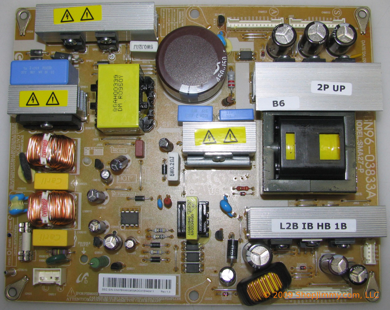 Samsung BN96-03833A (SMA27-P) Power Supply for LNS3251DX/XAA