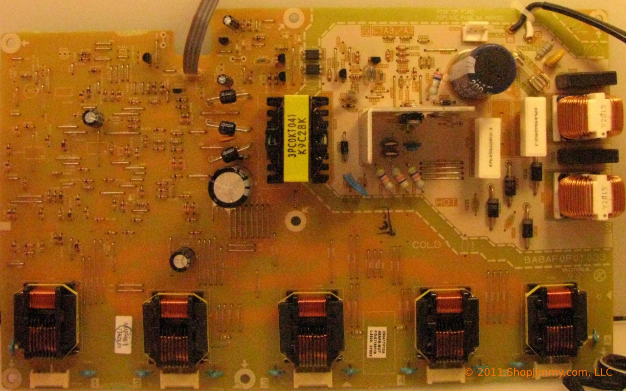 Sylvania A8AFNMUT (BA8AF0F01033) MUT Board for LC321SS9B