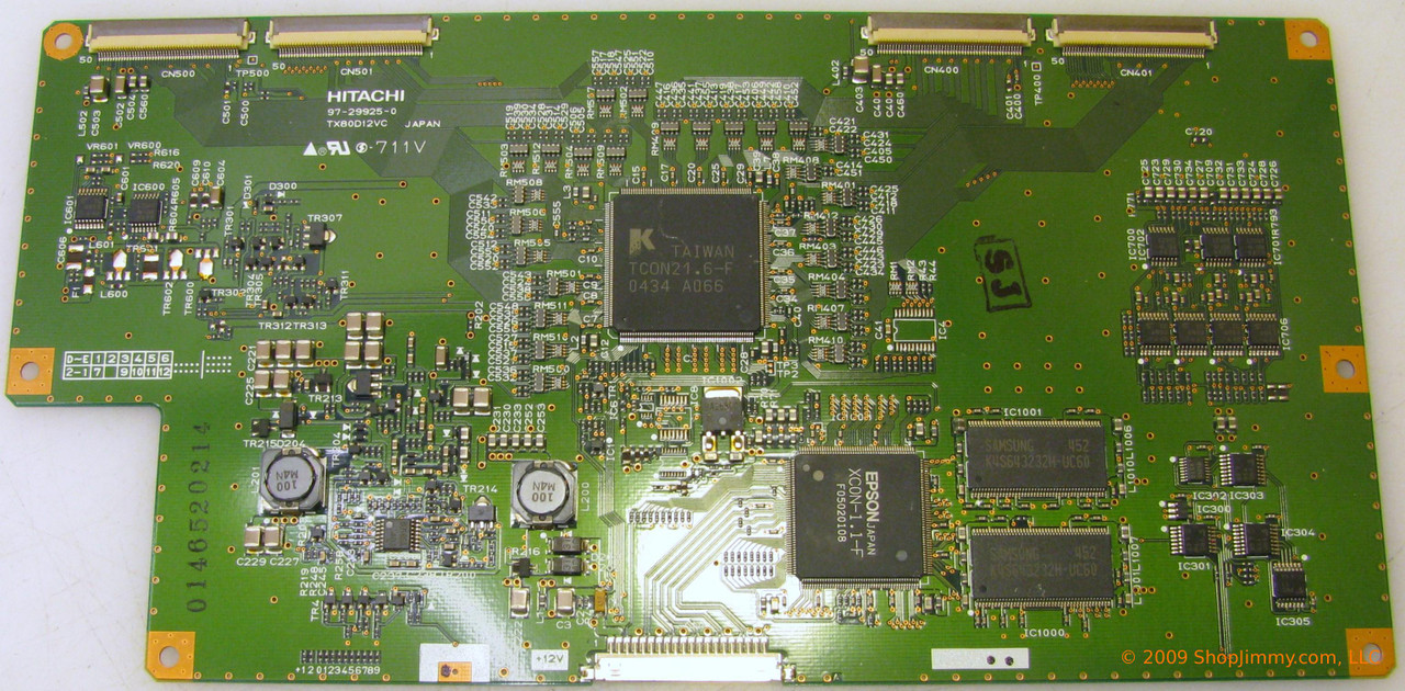 Emprex 97-29925-0 (TX80D12VC) T-Con Board for HD-3201