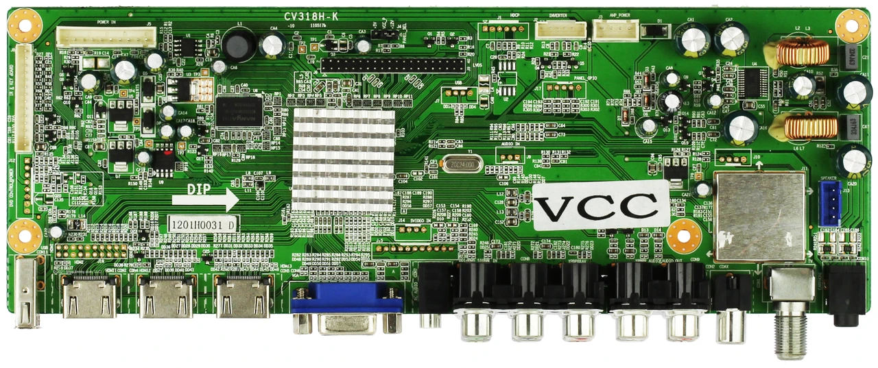 Apex 1201H0031 (CV318H-K, 1201H0031 D) Main Board for LD3288T