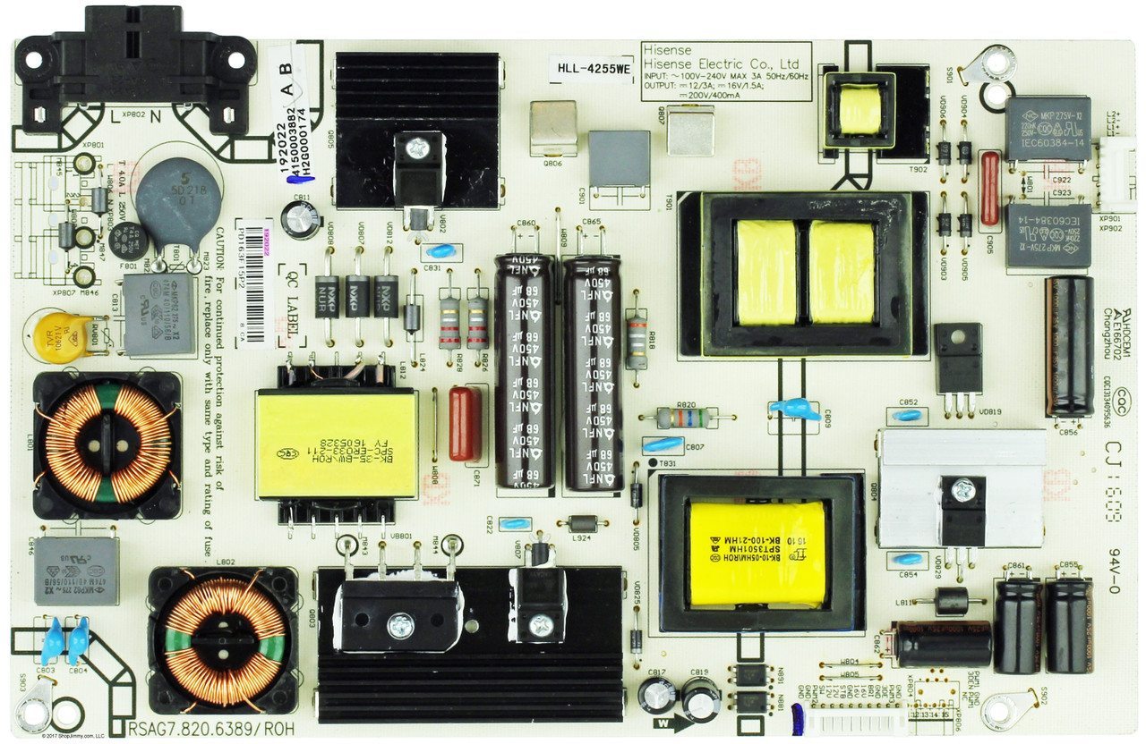 Sharp 192022 Power Supply / LED Board