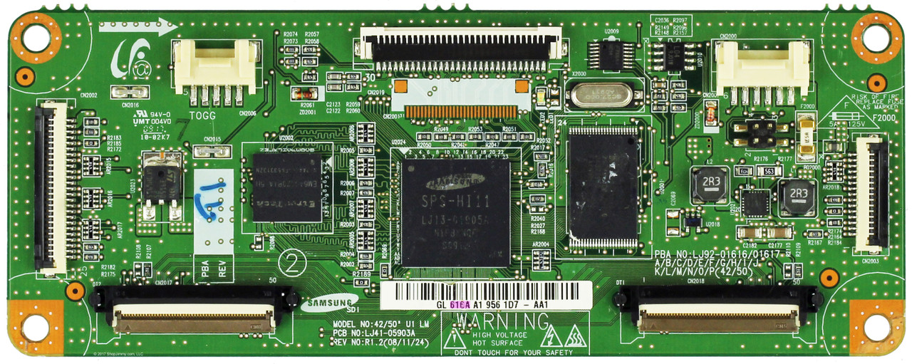 Samsung BN96-09753A (LJ92-01616A) Main Logic CTRL Board