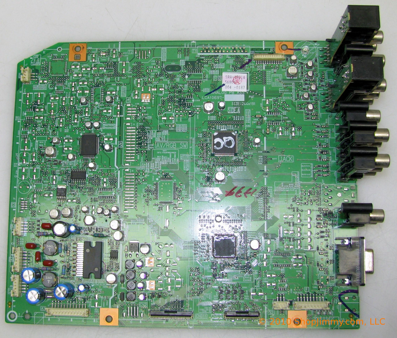 JVC SRA-1021A-M2 (LCA10697-001D, SRA-1021A) Analog Board for HD-52G587B