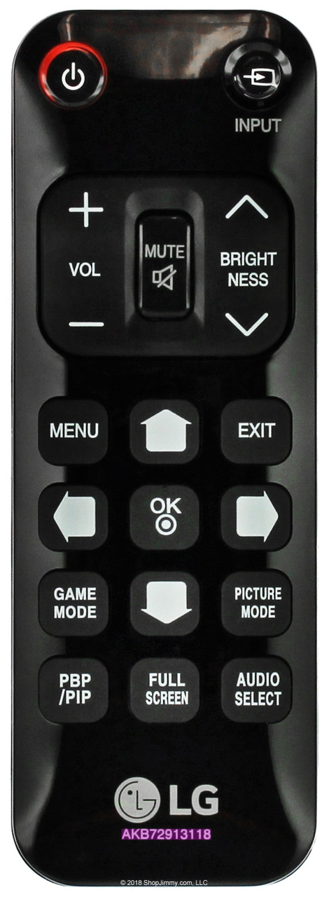 LG AKB72913118 Remote Control - Open Bag