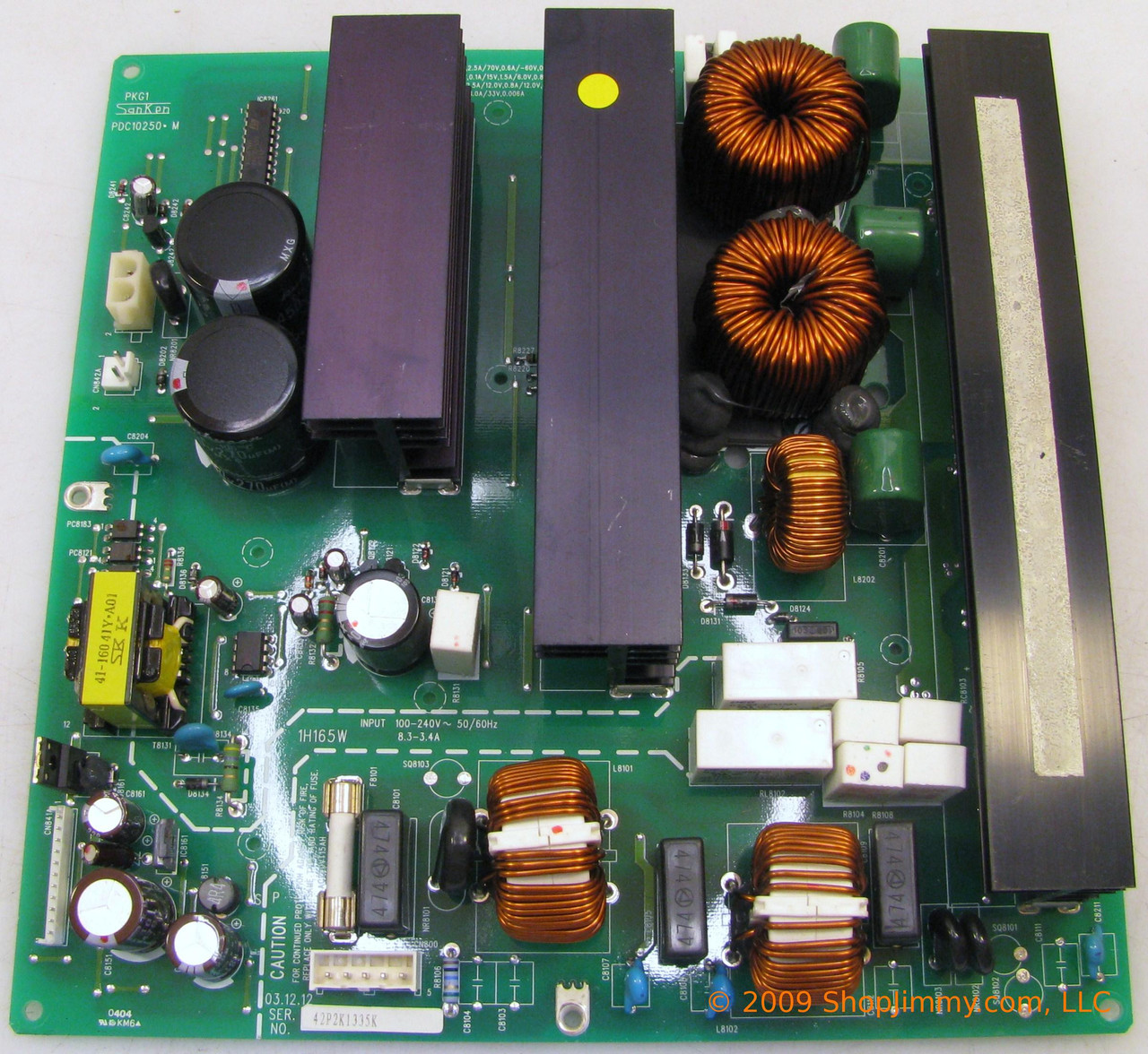 Fujitsu PDC10250M Power Supply for P63XHA30WS