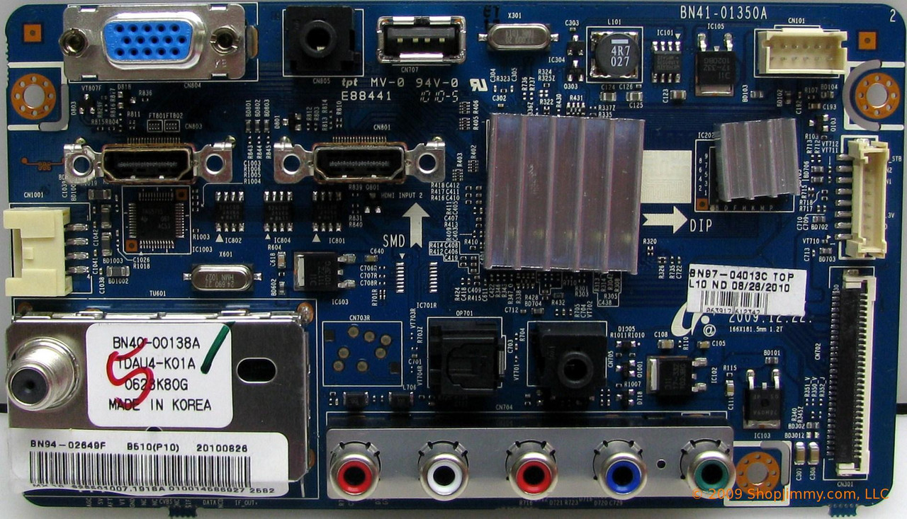 Samsung BN94-02649F Main Board for LN32C350D1DXZA