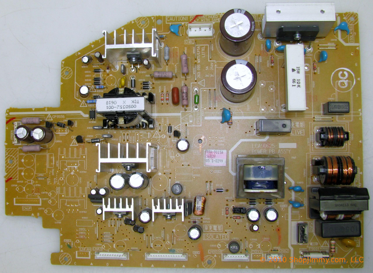 JVC SRA-9015A-M2 Power Supply for HD-52G587B