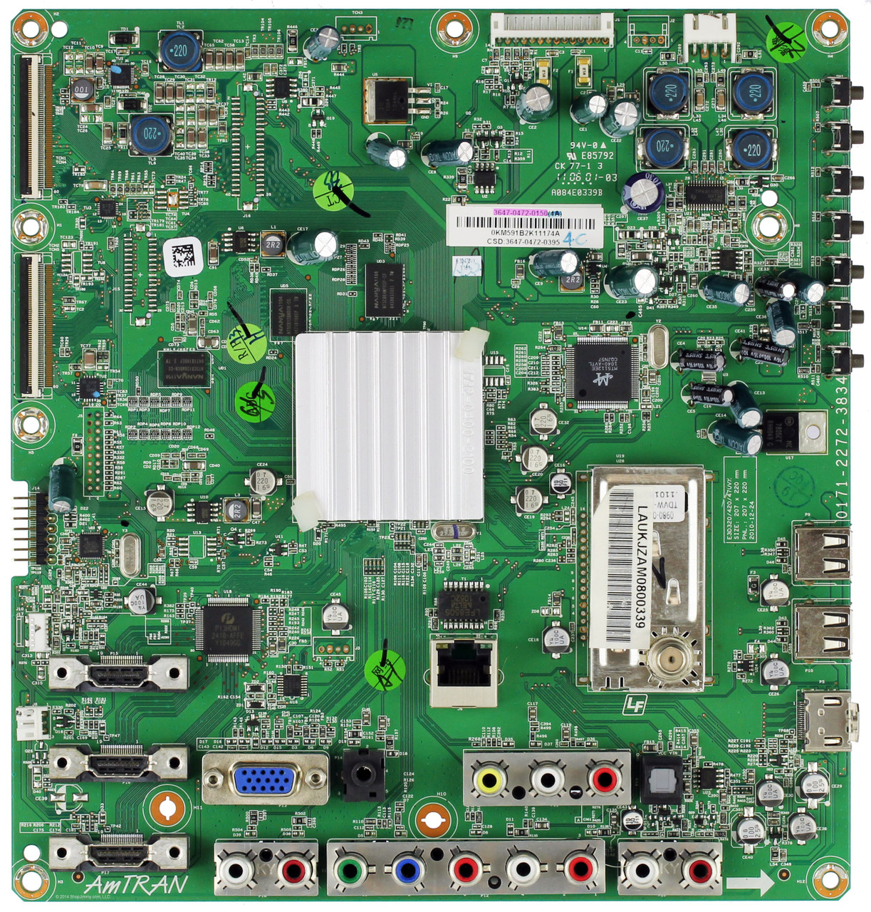 Vizio 3647-0472-0150 (0171-2272-3834) Main Board