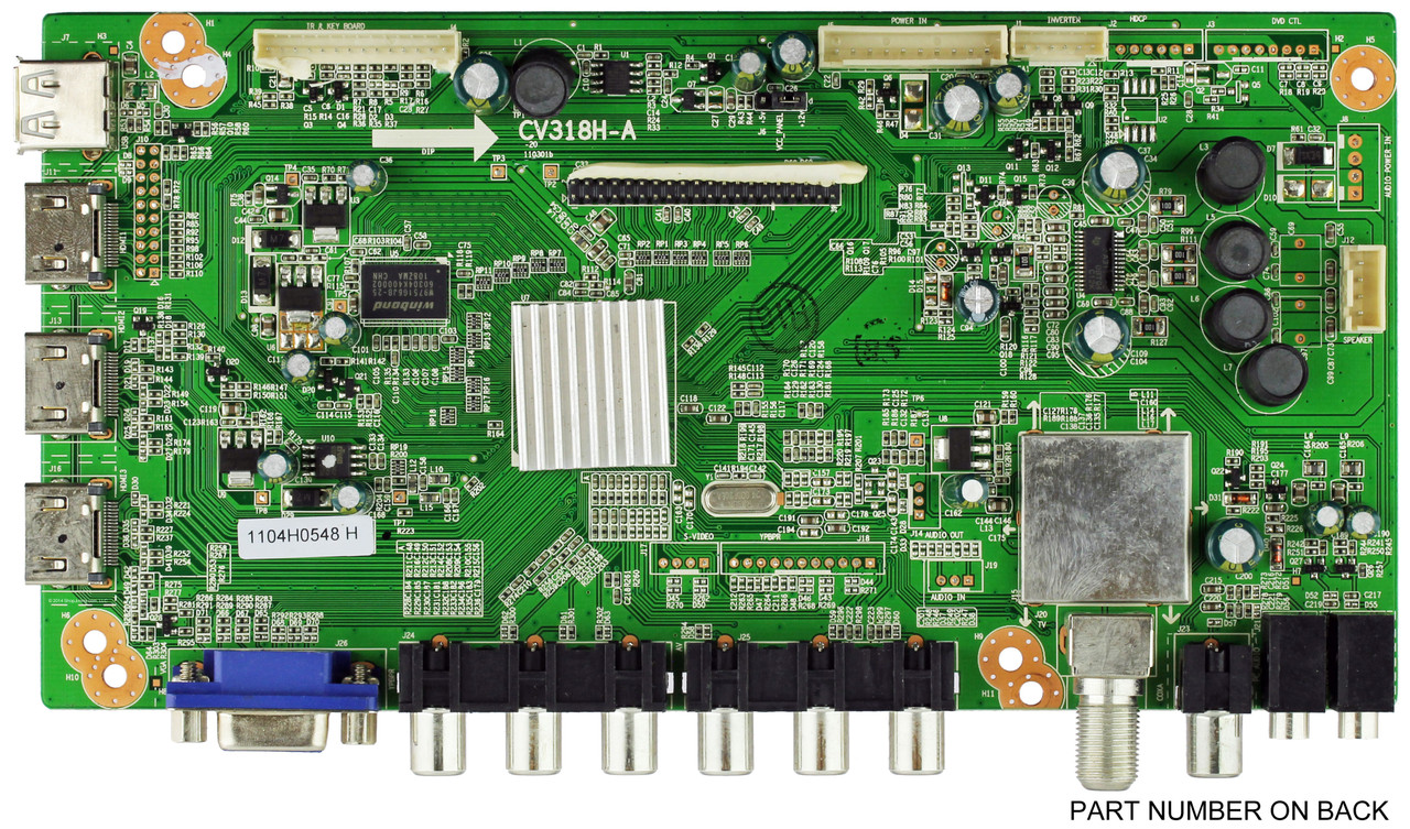 Element 1104H0548 Main Board for ELEFQ462