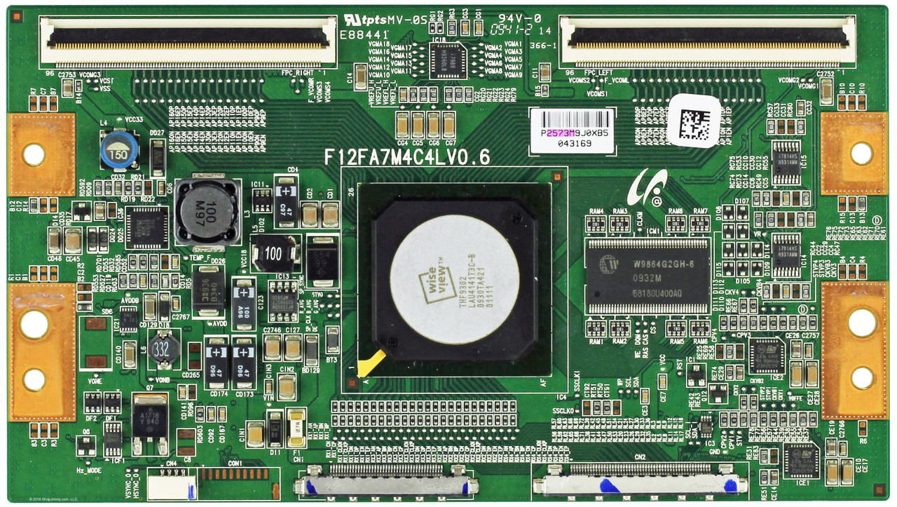Toshiba LJ94-02573M (F12FA7M4C4LV0.6) T-Con Board for 40XV645U