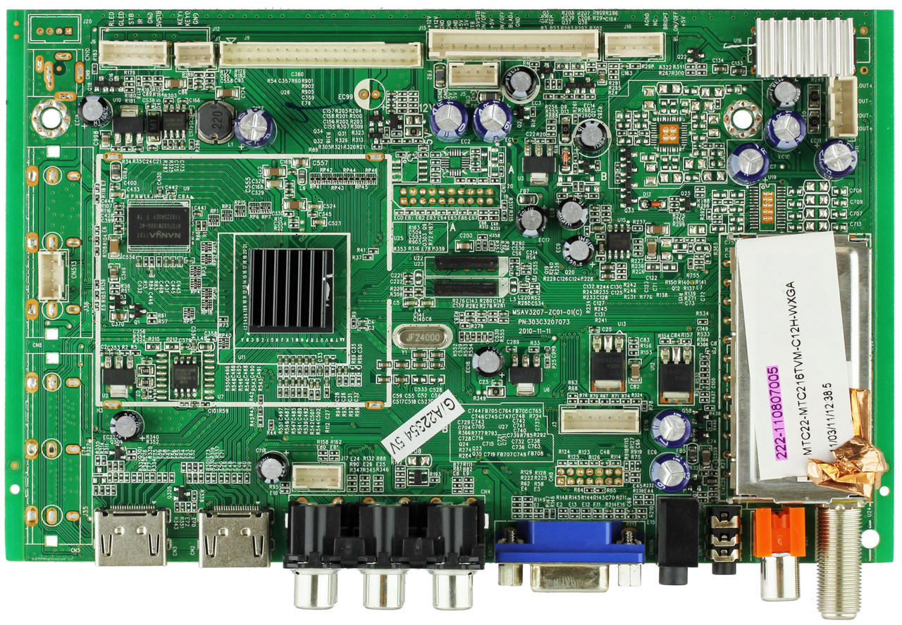 Westinghouse 222-110807005 Main Board for VR-2218