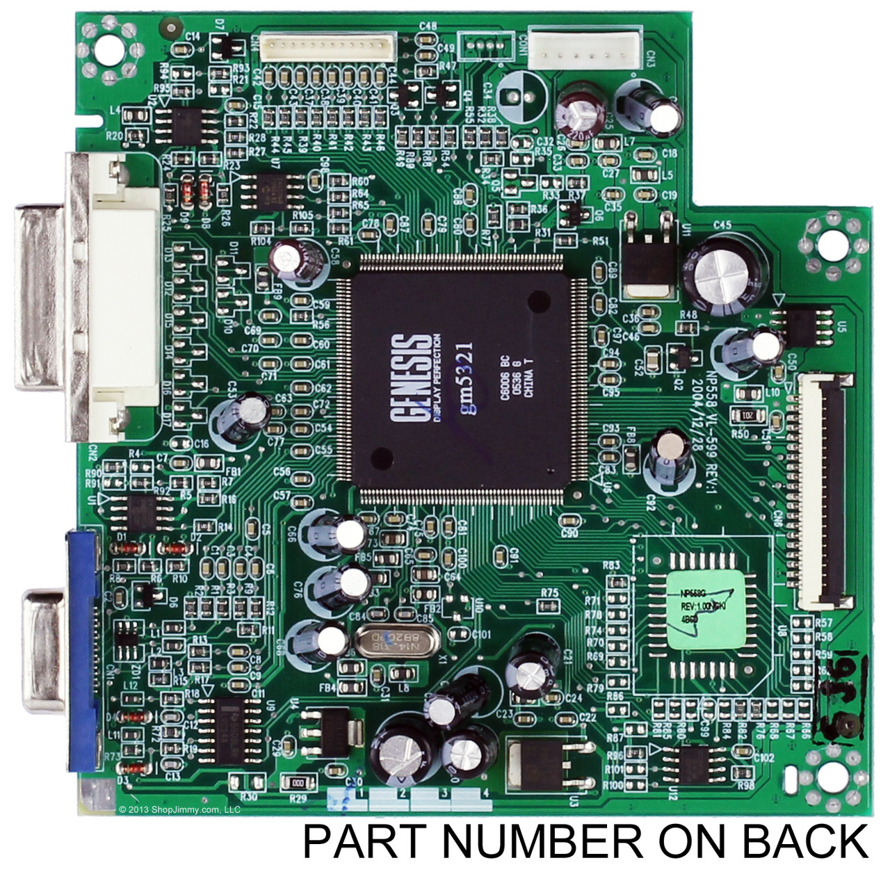 431AC467001 (461AC467001, NP558 VL-599) Main Board