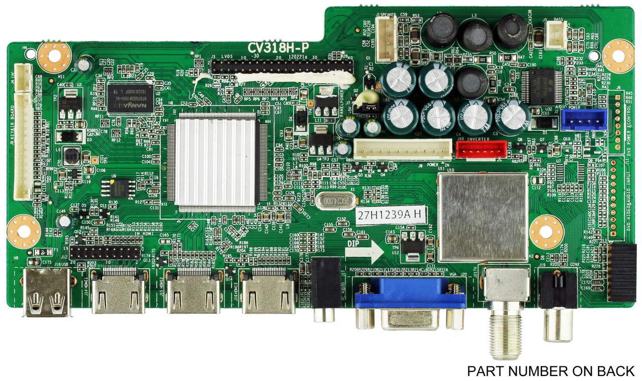 Element 27H1239A (CV318H-P) Main Board for ELEFC463JA